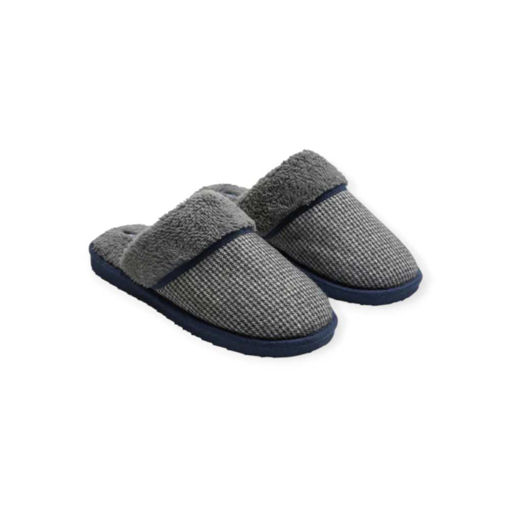 Picture of SLIPPERS - GREY WOOL